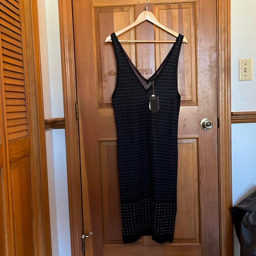 Rag & Bone Abigale Dress Navy, size Medium, new with tags
